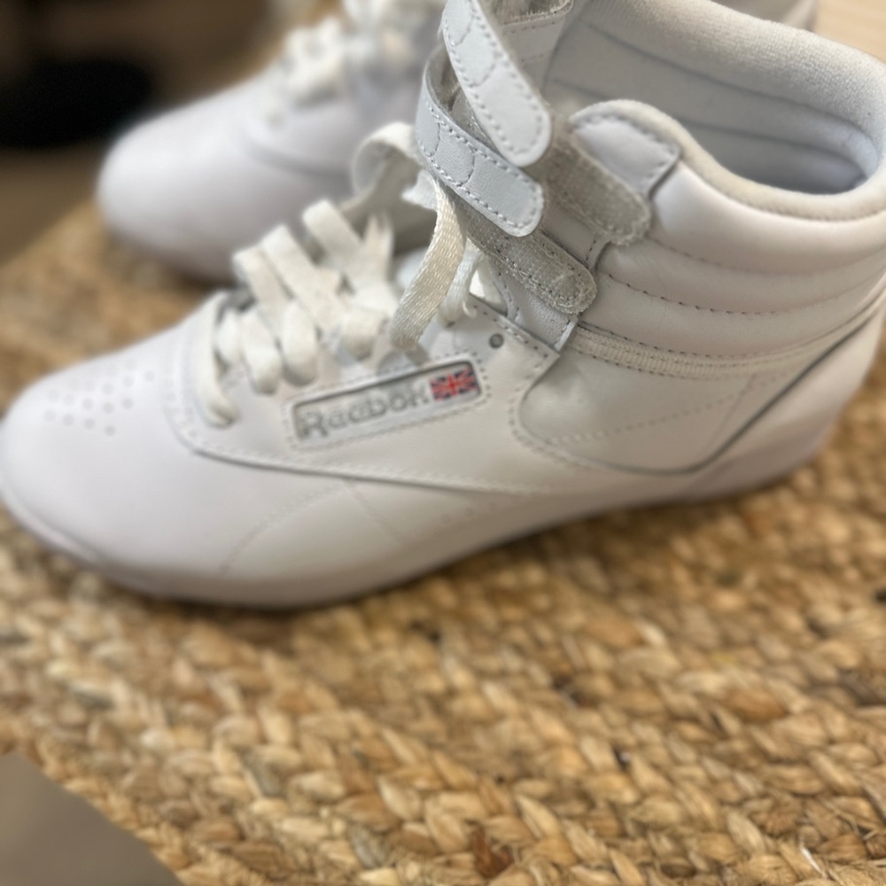Reebok White High-Top Sneakers